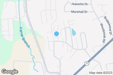 Map image of the property - 1701 Water Oak Dr