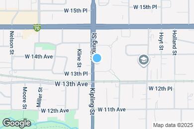 Map image of the property - 1330 Kipling St