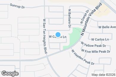 Map image of the property - 3757 W Carlos Ln