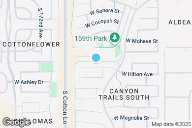 Map image of the property - 16974 W Hilton Ave