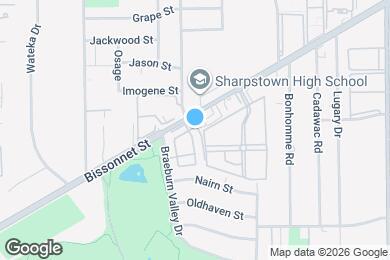 Map image of the property - 9017 Rue Cambon St