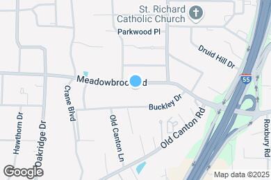 Map image of the property - 1025 Meadowbrook Road