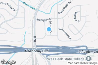 Map image of the property - 4340 Ericson Dr