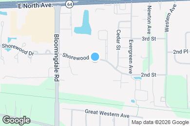 Map image of the property - 267 Shorewood Dr