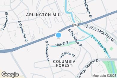 Map image of the property - 901 S Frederick St