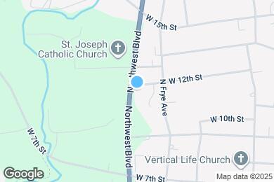 Map image of the property - 1121 Northwest Blvd