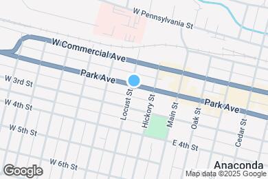 Map image of the property - 221 W Park Ave