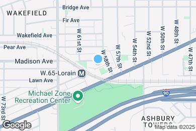 Map image of the property - 5822 Lawn Ave