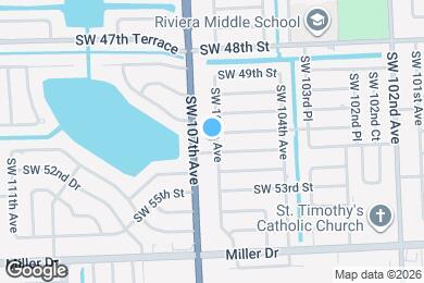 Map image of the property - 5110 SW 106th Ave