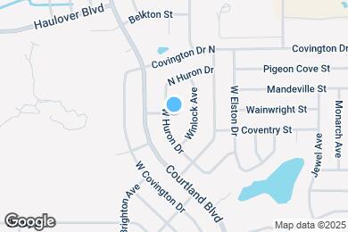 Map image of the property - 2885 W Huron Dr