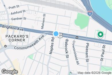 Map image of the property - 1056 Commonwealth Ave