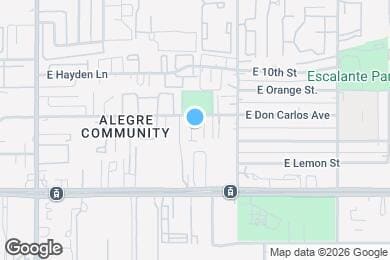 Map image of the property - 1937 E Don Carlos