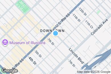 Map image of the property - The Santa Monica Collection - 1430 Lincoln