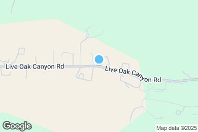 Map image of the property - 30322 Live Oak Canyon Rd