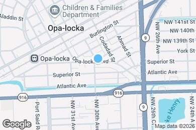 Map image of the property - 1010 Opa-locka Blvd