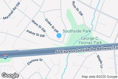 Map image of the property - 1212 Ware St SW