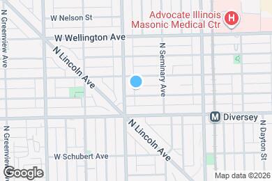 Map image of the property - 1142 W Wolfram St