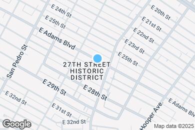 Map image of the property - 1012 E Adams Blvd