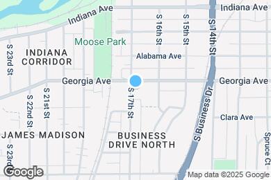 Map image of the property - 1409 S 17th St