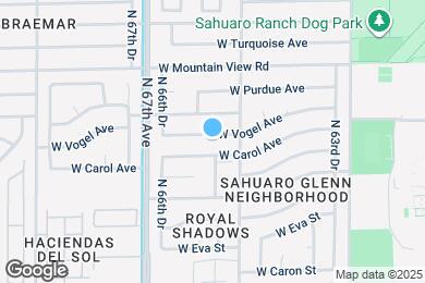 Map image of the property - 6525 W Vogel Ave