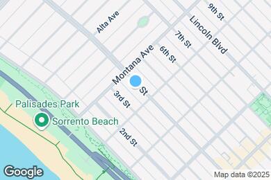 Map image of the property - A Santa Monica Sanctuary: 834 Fourth Street