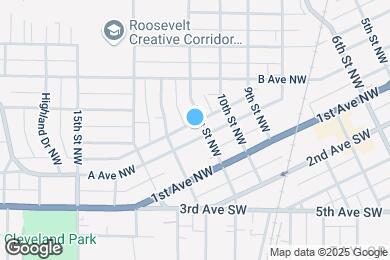 Map image of the property - 1106 A Ave NW