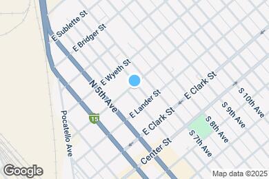 Map image of the property - 719 East Fremont Street