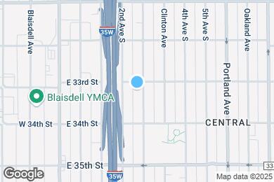 Map image of the property - 3308 3rd Ave S
