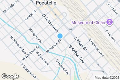 Map image of the property - 426 W Benton St