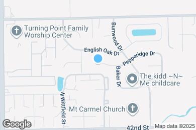 Map image of the property - 9431 Pepperidge Dr