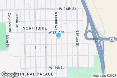 Map image of the property - 2112 N Grand Ave