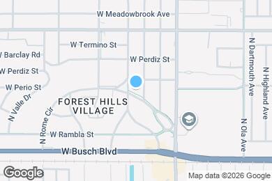 Map image of the property - 9331 N Forest Hills Dr