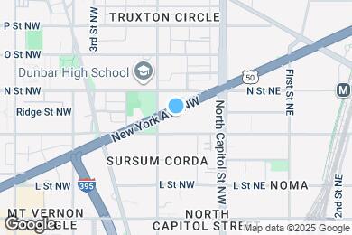 Map image of the property - 55 M St NW