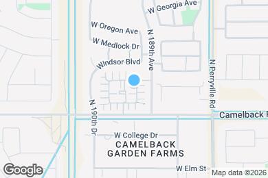 Map image of the property - 5050 N 189th Dr