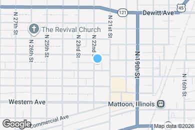 Map image of the property - 304 N 22nd St