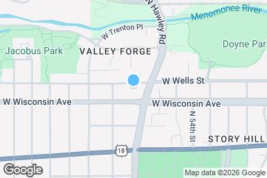 Map image of the property - 5723 W Wells St