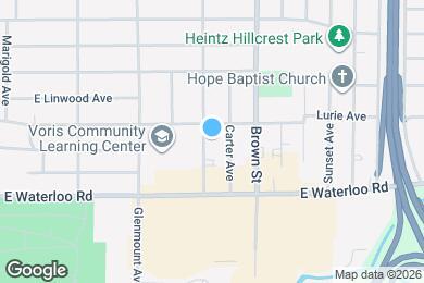 Map image of the property - 735 S Firestone Blvd