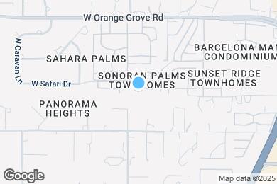 Map image of the property - 859 W Palma de Coco