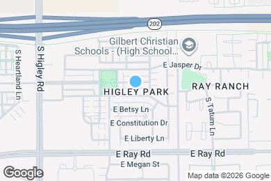 Map image of the property - 3470 E Orchid Ln