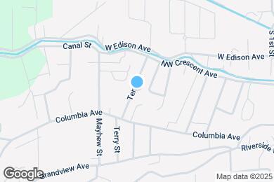 Map image of the property - 604 Terry St