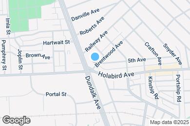 Map image of the property - 6722 Brentwood Ave