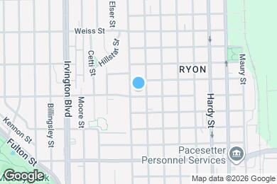 Map image of the property - 1105 Erin St