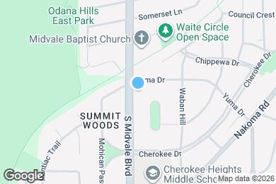 Map image of the property - 909 S Midvale Blvd