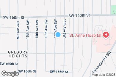 Map image of the property - 16214 12th Ave SW