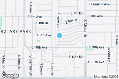 Map image of the property - 220 E 9th Dr