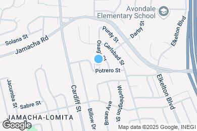 Map image of the property - 8624 Potrero St