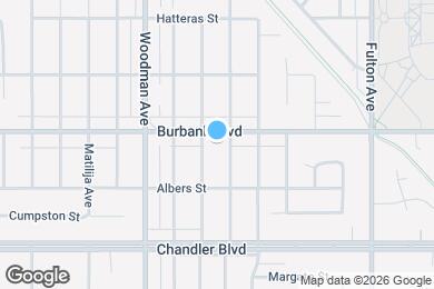 Map image of the property - 13552 Burbank Blvd