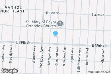 Map image of the property - 3828 Chestnut Ave