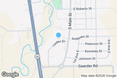 Map image of the property - Halfway Creek Apartments