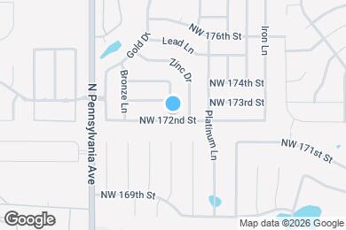 Map image of the property - 1845 NW 172nd St